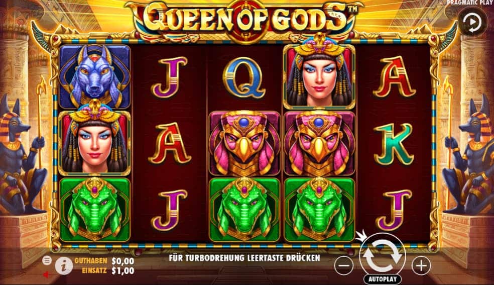 Casinos ohne Pause Queen of Gods