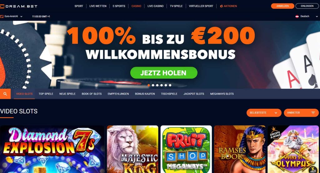 DreamBet Casino ohne Oasis