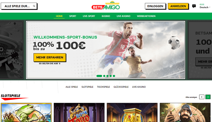 Online Slots ohne Limit Betsamigo