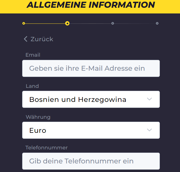 Casino ohne Verifizierung Registrierung