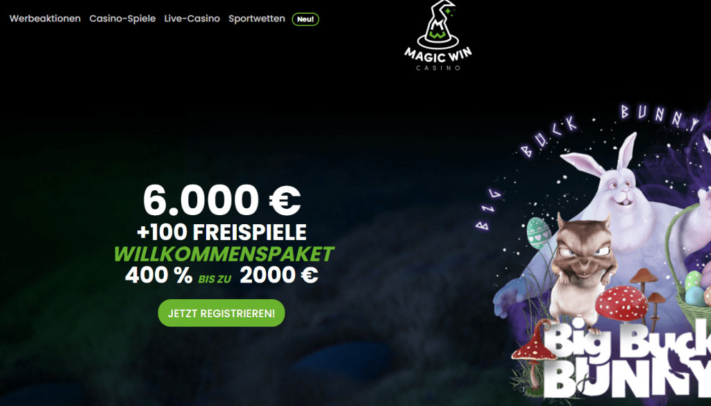 Magicwin.bet Neues online Casino ohne Limit